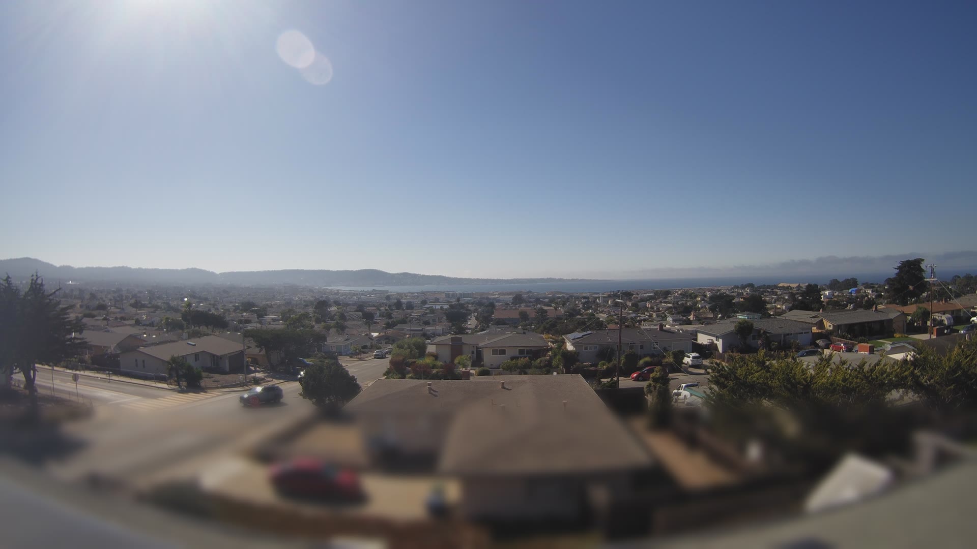 Latest view across Monterey Bay